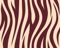 Stripe animals jungle tiger fur texture pattern seamless repeating black chocolate brown strip band Royalty Free Stock Photo