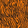 Stripe animals jungle tiger fur texture pattern seamless repeating orange yellow black