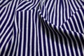 Stripe fabric. Blue and white stripes fabric background texture. Royalty Free Stock Photo