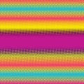 Stripe Spectrum Pixel Dots CMYK Colors Vector Print Texture Background Pattern