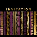 Stripe invitation template