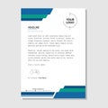 Stripe letterhead corporate template design