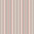 Stripe pattern in black, red, beige from glen texture. Seamless vertical lines for linen dress, trousers, skirt, cotton bed sheet. Royalty Free Stock Photo