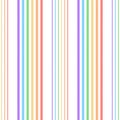 Stripe pattern for fashion print. Multicolored rainbow textured lines vector for spring, summer, autumn, winter dress, shirt.