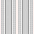 Stripe pattern in grey, brown, white. Seamless vertical wide large textured neutral stripes for spring summer autumn winter.