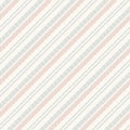 Stripe pattern herringbone background in grey, pink, beige. Seamless vertical diagonal soft cashmere wool lines light graphic.