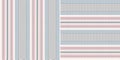 Stripe pattern herringbone in grey, dusty pink, beige. Seamless textured spring summer autumn winter vertical and horizontal lines