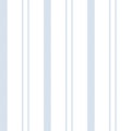 Stripe pattern with pixel texture in light blue and white. Seamless vertical stripes background vector graphic for dress, skirt. Royalty Free Stock Photo