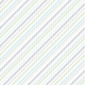 Stripe pattern seamless pastel multicolored vector for spring summer in blue, green, grey, white. Slim thin frequent lines. Royalty Free Stock Photo