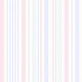 Stripe pattern seamless in soft purple blue, green, pink, off white. Vertical multicolored thin asymmetric pastel lines for spring