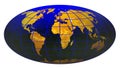 Stripe world globe 3