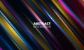 Striped abstract background with diagonal multi coloured lines.