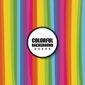 Striped abstract colorful background. Rainbow concept. Vector