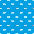 Striped arrow pattern seamless blue