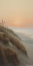 Hyperrealistic Painting Of Sand Dunes At Sunset By Jim Burns