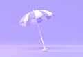 Striped beach umbrella or folding garden parasol. Awning, sunshade, accessory for summer vacation, sun protection