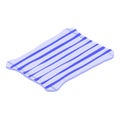 Striped blanket icon, isometric style