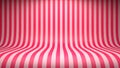 Striped candy pink studio backdrop