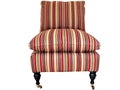 Striped chair isolated