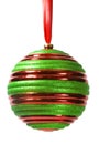 Striped Christmas Ornament #1