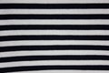 Striped cloth texture details view. Royalty Free Stock Photo