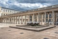 The Colonnes de Buren in the Palais Royal in Paris. Royalty Free Stock Photo