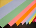 Striped colored paper