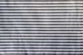 Striped fabric texture. White and gray textile background Royalty Free Stock Photo