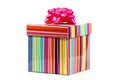 Striped Giftbox Royalty Free Stock Photo