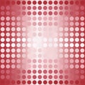 Striped gradient polka dot pattern. Seamless vector background