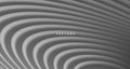 Striped gray texture, waves in circles creating background in perspective