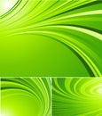 Striped green backgrounds