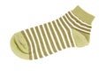 Striped green sock