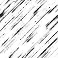 Striped grunge black and white seamless pattern