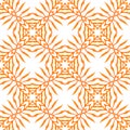 Striped hand drawn design. Orange