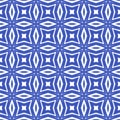 Striped hand drawn pattern. Indigo