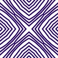 Striped hand drawn pattern. Purple