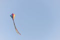 Striped kite Royalty Free Stock Photo