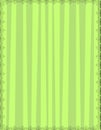 Striped light green background with cute vertical stripes framed with spider cobweb.