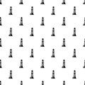 Striped lighthouse pattern vector seamless