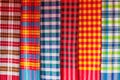 Striped loincloth fabric background