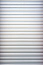 Striped metal closed shutter floor Royalty Free Stock Photo