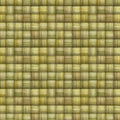 Striped mosaic backdrop in multiple green yellow