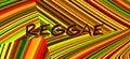 Striped multicolor Reggae background. Vector pattern