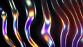 Striped neon lights waves background Royalty Free Stock Photo