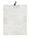 Striped office paper Royalty Free Stock Photo