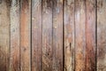 Striped pattern brown plank wood wal