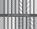 20 striped pattern set