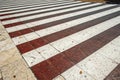Striped pattern on stained white surface Royalty Free Stock Photo