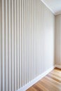 Striped pattern on a white wall Royalty Free Stock Photo